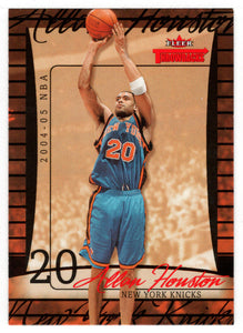 Allan Houston - New York Knicks (NBA Basketball Card) 2004-05 Fleer Throwbacks # 38 Mint