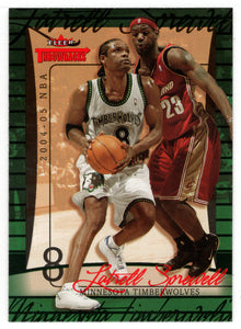 Latrell Sprewell - Minnesota Timberwolves (NBA Basketball Card) 2004-05 Fleer Throwbacks # 40 Mint