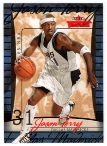 Jason Terry - Dallas Mavericks (NBA Basketball Card) 2004-05 Fleer Throwbacks # 44 Mint