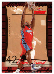 Elton Brand - Los Angeles Clippers (NBA Basketball Card) 2004-05 Fleer Throwbacks # 47 Mint