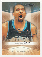 Carlos Boozer - Utah Jazz (NBA Basketball Card) 2004-05 Skybox Autographics # 19 Mint