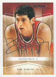 Kirk Hinrich - Chicago Bulls (NBA Basketball Card) 2004-05 Skybox Autographics # 27 Mint