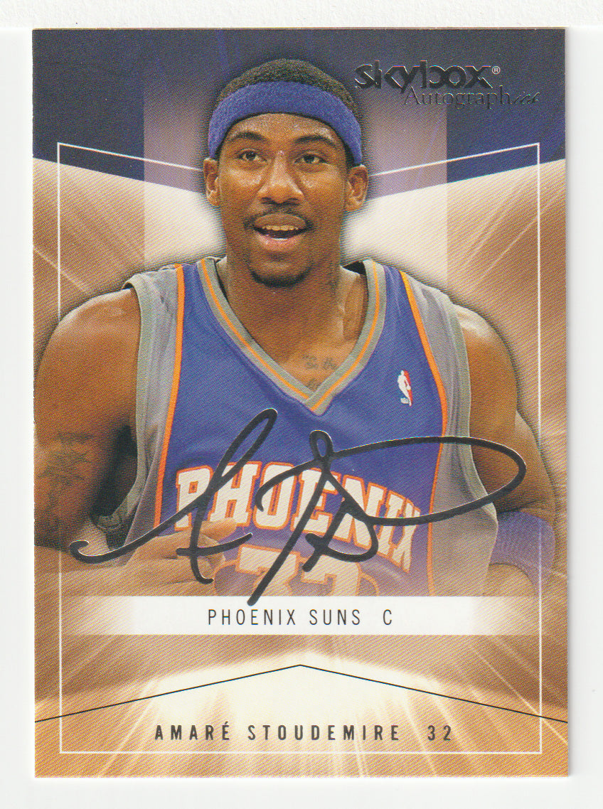 Amare Stoudemire - Phoenix Suns (NBA Basketball Card) 2004-05 Skybox Autographics # 33 Mint