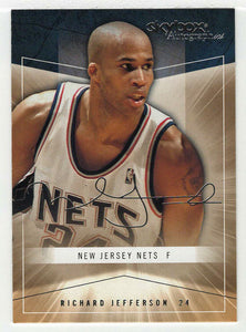 Richard Jefferson - New Jersey Nets (NBA Basketball Card) 2004-05 Skybox Autographics # 36 Mint