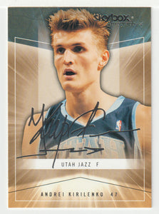 Andrei Kirilenko - Utah Jazz (NBA Basketball Card) 2004-05 Skybox Autographics # 45 Mint