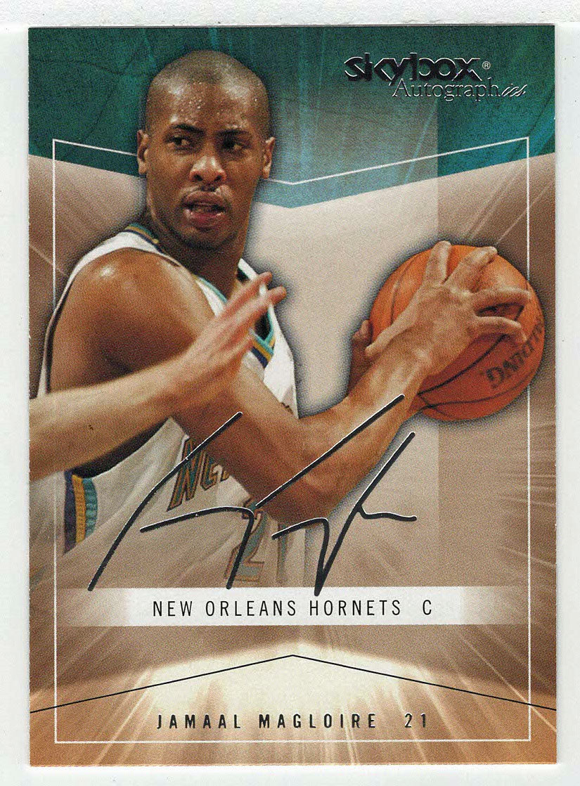 Jamaal Magloire - New Orleans Hornets (NBA Basketball Card) 2004-05 Skybox Autographics # 48 Mint