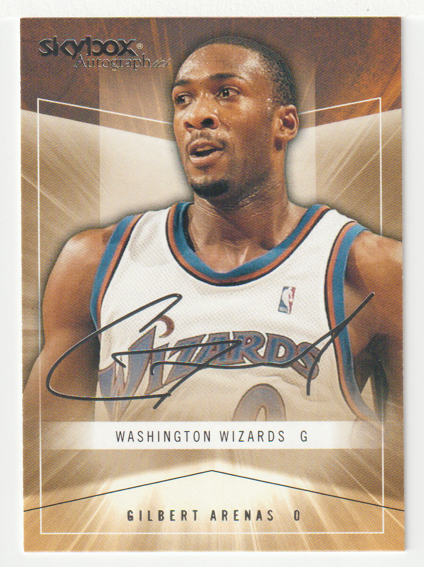 Gilbert Arenas - Washington Wizards (NBA Basketball Card) 2004-05 Skybox Autographics # 53 Mint