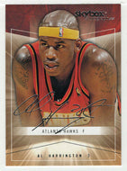 Al Harrington - Atlanta Hawks (NBA Basketball Card) 2004-05 Skybox Autographics # 57 Mint