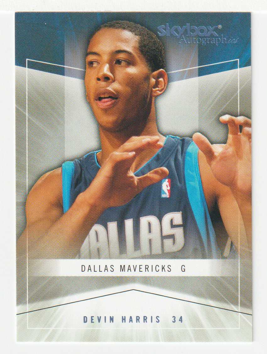 Devin Harris 579/750 RC - Dallas Mavericks (NBA Basketball Card) 2004-05 Skybox Autographics # 72 Mint