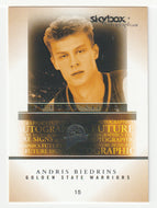 Andris Biedrins - Golden State Warriors - Future Signs (NBA Basketball Card) 2004-05 Skybox Autographics # 1 Mint