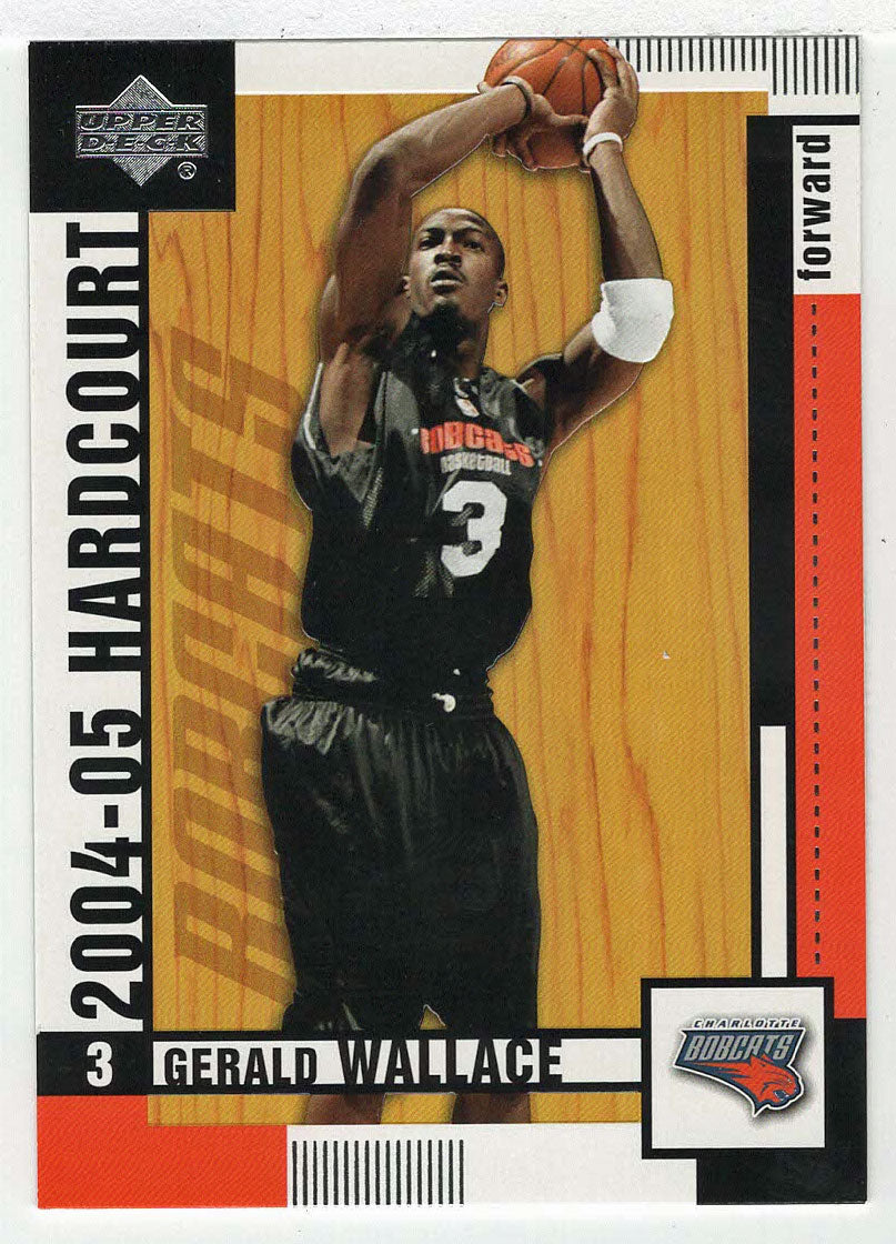 Gerald Wallace - Charlotte Bobcats (NBA Basketball Card) 2004-05 Upper Deck Hardcourt # 7 Mint