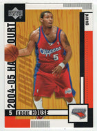 Eddie House - Charlotte Bobcats (NBA Basketball Card) 2004-05 Upper Deck Hardcourt # 8 Mint