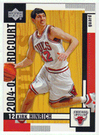 Kirk Hinrich - Chicago Bulls (NBA Basketball Card) 2004-05 Upper Deck Hardcourt # 12 Mint