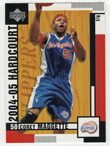 Corey Maggette - Los Angeles Clippers (NBA Basketball Card) 2004-05 Upper Deck Hardcourt # 34 Mint