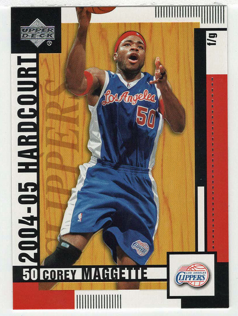 Corey Maggette - Los Angeles Clippers (NBA Basketball Card) 2004-05 Upper Deck Hardcourt # 34 Mint