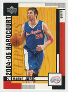 Marko Jaric - Los Angeles Clippers (NBA Basketball Card) 2004-05 Upper Deck Hardcourt # 36 Mint