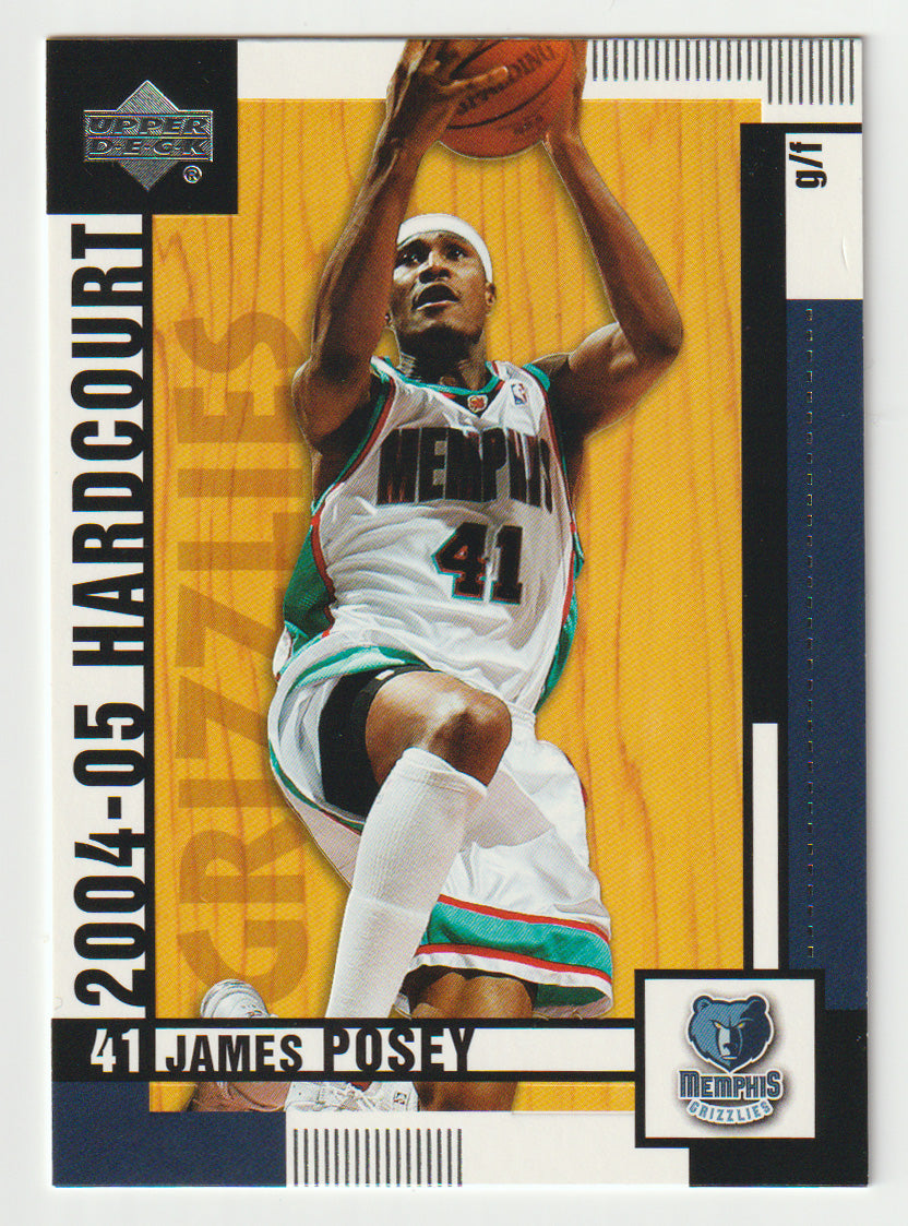 James Posey - Memphis Grizzlies (NBA Basketball Card) 2004-05 Upper Deck Hardcourt # 40 Mint