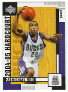 Michael Redd - Milwaukee Bucks (NBA Basketball Card) 2004-05 Upper Deck Hardcourt # 47 Mint