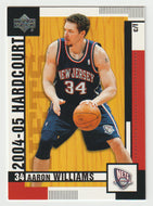 Aaron Williams - New Jersey Nets (NBA Basketball Card) 2004-05 Upper Deck Hardcourt # 53 Mint