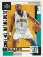 Baron Davis - New Orleans Hornets (NBA Basketball Card) 2004-05 Upper Deck Hardcourt # 55 Mint
