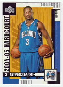 Steve Francis - Orlando Magic (NBA Basketball Card) 2004-05 Upper Deck Hardcourt # 62 Mint