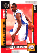 Lionel Chalmers RC 344/1999 - Los Angeles Clippers (NBA Basketball Card) 2004-05 Upper Deck Hardcourt # 123 Mint