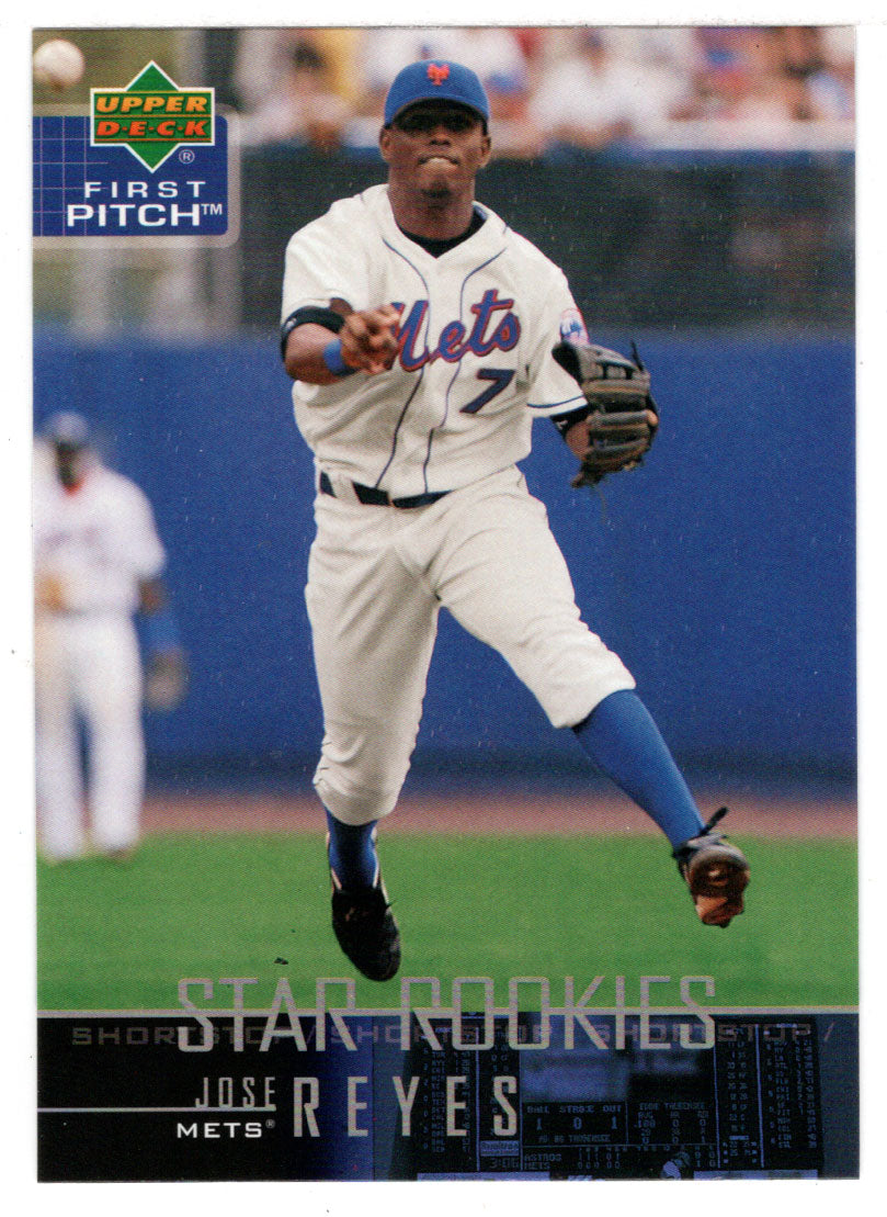 Jose Reyes - New York Mets - Star Rookies (MLB Baseball Card) 2004 Upper Deck First Pitch # 3 Mint