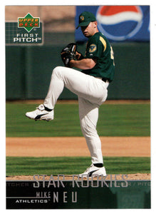 Mike Neu - Florida Marlins - Star Rookies (MLB Baseball Card) 2004 Upper Deck First Pitch # 7 Mint