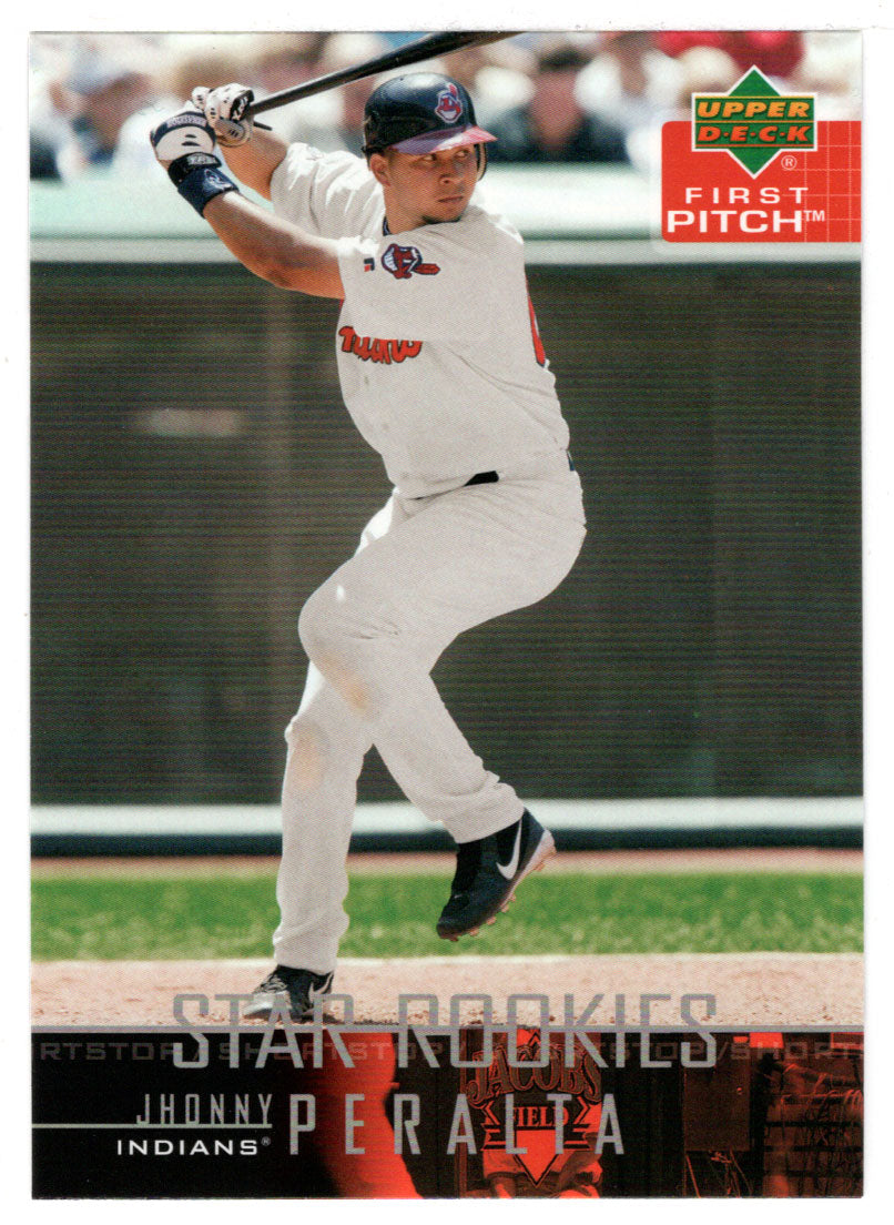 Jhonny Peralta - Cleveland Indians - Star Rookies (MLB Baseball Card) 2004 Upper Deck First Pitch # 11 Mint