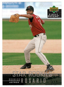 Rodrigo Rosario - Houston Astros - Star Rookies (MLB Baseball Card) 2004 Upper Deck First Pitch # 23 Mint