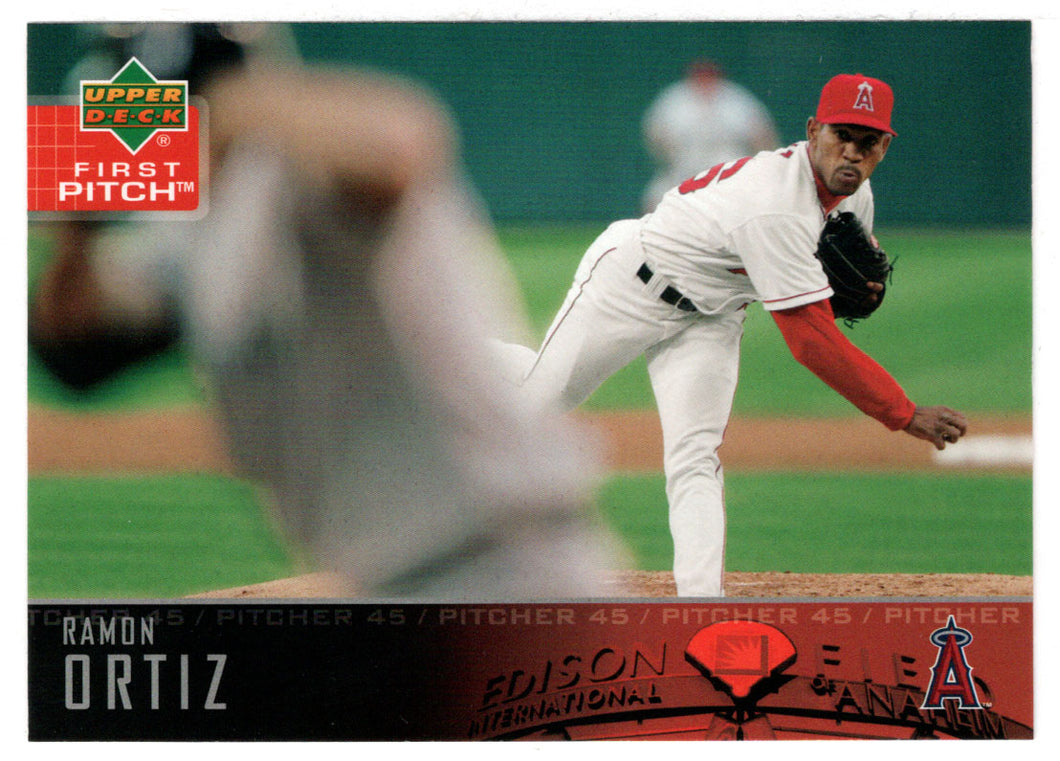 Ramon Ortiz - Anaheim Angels (MLB Baseball Card) 2004 Upper Deck First Pitch # 37 Mint