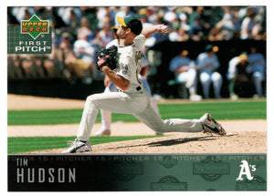 Tim Hudson - Oakland Athletics (MLB Baseball Card) 2004 Upper Deck First Pitch # 43 Mint