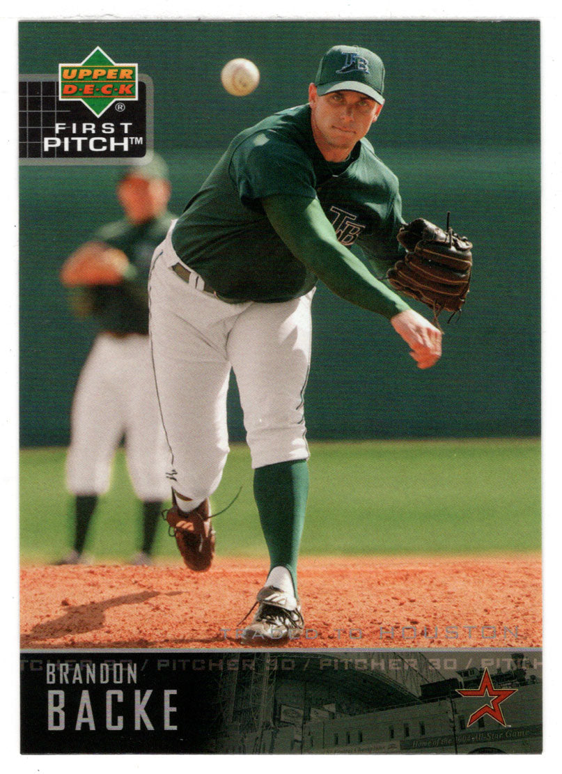 Brandon Backe - Houston Astros (MLB Baseball Card) 2004 Upper Deck First Pitch # 53 Mint