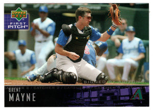 Brent Mayne - Arizona Diamondbacks (MLB Baseball Card) 2004 Upper Deck First Pitch # 104 Mint