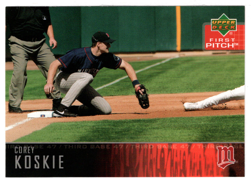 Corey Koskie - Minnesota Twins (MLB Baseball Card) 2004 Upper Deck First Pitch # 118 Mint