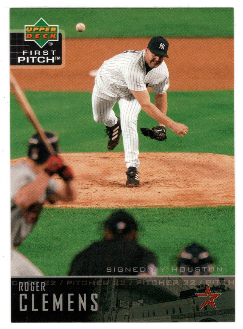 Roger Clemens - Houston Astros (MLB Baseball Card) 2004 Upper Deck First Pitch # 128 Mint