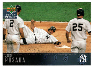 Jorge Posada - New York Yankees (MLB Baseball Card) 2004 Upper Deck First Pitch # 130 Mint