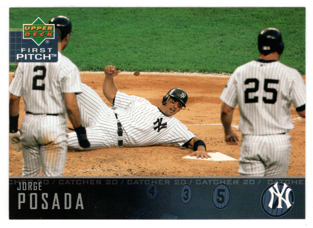 Jorge Posada - New York Yankees (MLB Baseball Card) 2004 Upper Deck First Pitch # 130 Mint