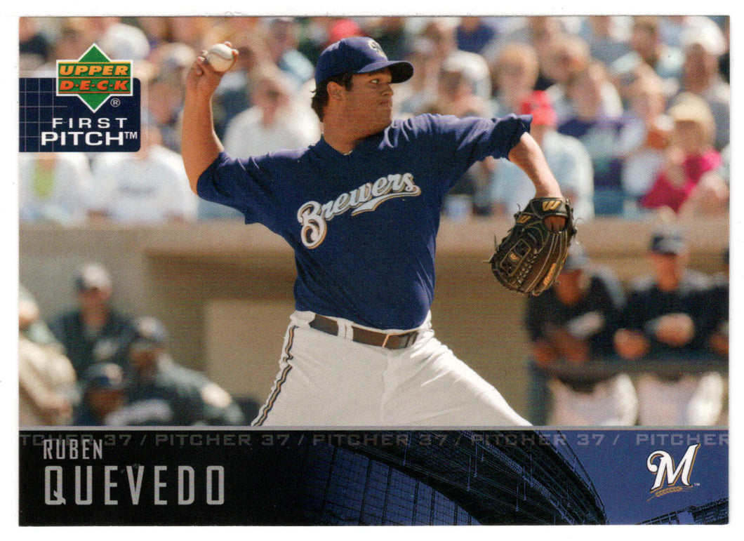 Ruben Quevedo - Milwaukee Brewers (MLB Baseball Card) 2004 Upper Deck First Pitch # 151 Mint