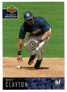 Royce Clayton - Milwaukee Brewers (MLB Baseball Card) 2004 Upper Deck First Pitch # 154 Mint