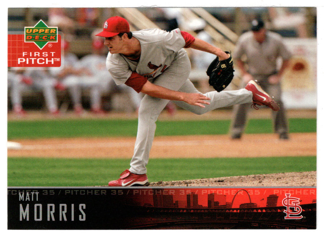 Matt Morris - St. Louis Cardinals (MLB Baseball Card) 2004 Upper Deck First Pitch # 161 Mint