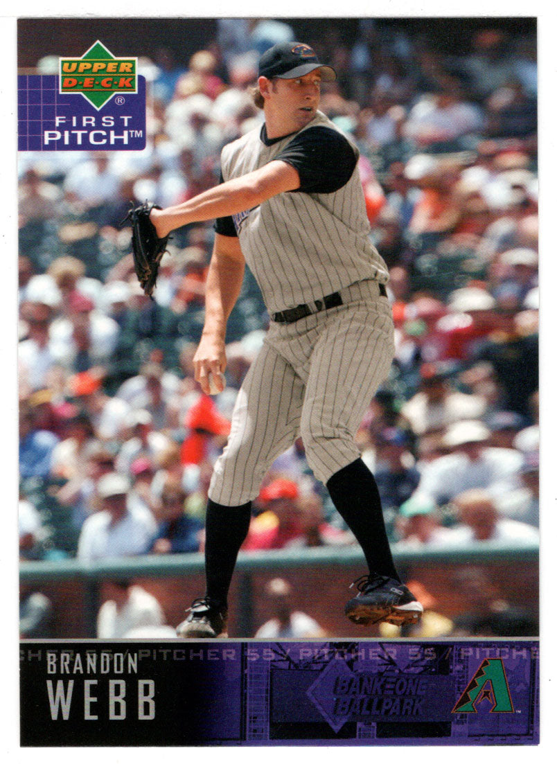 Brandon Webb - Arizona Diamondbacks (MLB Baseball Card) 2004 Upper Deck First Pitch # 181 Mint