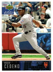 Roger Cedeno - New York Mets (MLB Baseball Card) 2004 Upper Deck First Pitch # 220 Mint