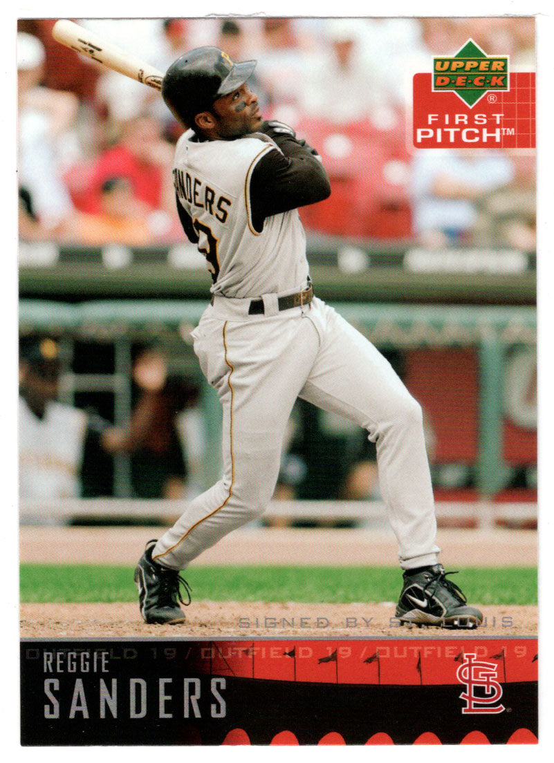 Reggie Sanders - St. Louis Cardinals (MLB Baseball Card) 2004 Upper Deck First Pitch # 239 Mint