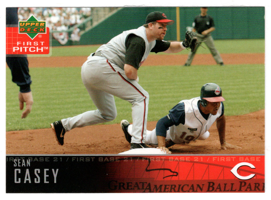 Sean Casey - Cincinnati Reds (MLB Baseball Card) 2004 Upper Deck First Pitch # 247 Mint