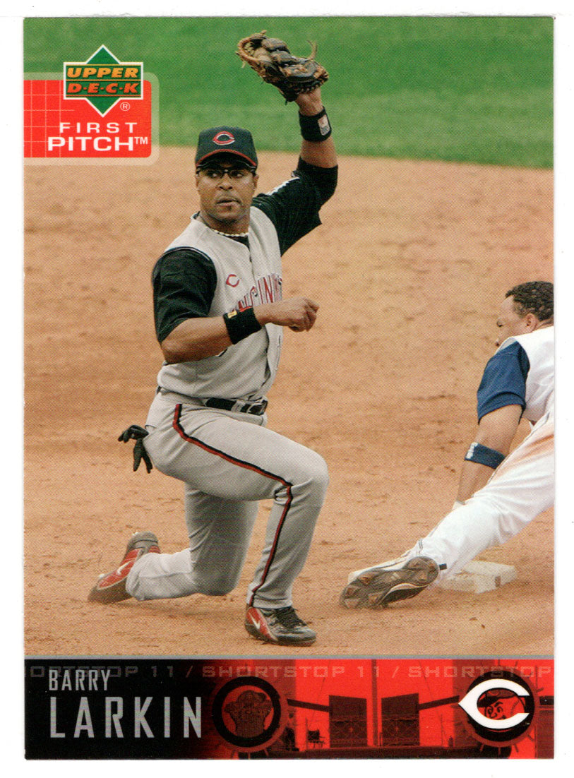 Barry Larkin - Cincinnati Reds (MLB Baseball Card) 2004 Upper Deck First Pitch # 250 Mint