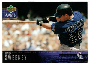 Mark Sweeney - Colorado Rockies (MLB Baseball Card) 2004 Upper Deck First Pitch # 254 Mint