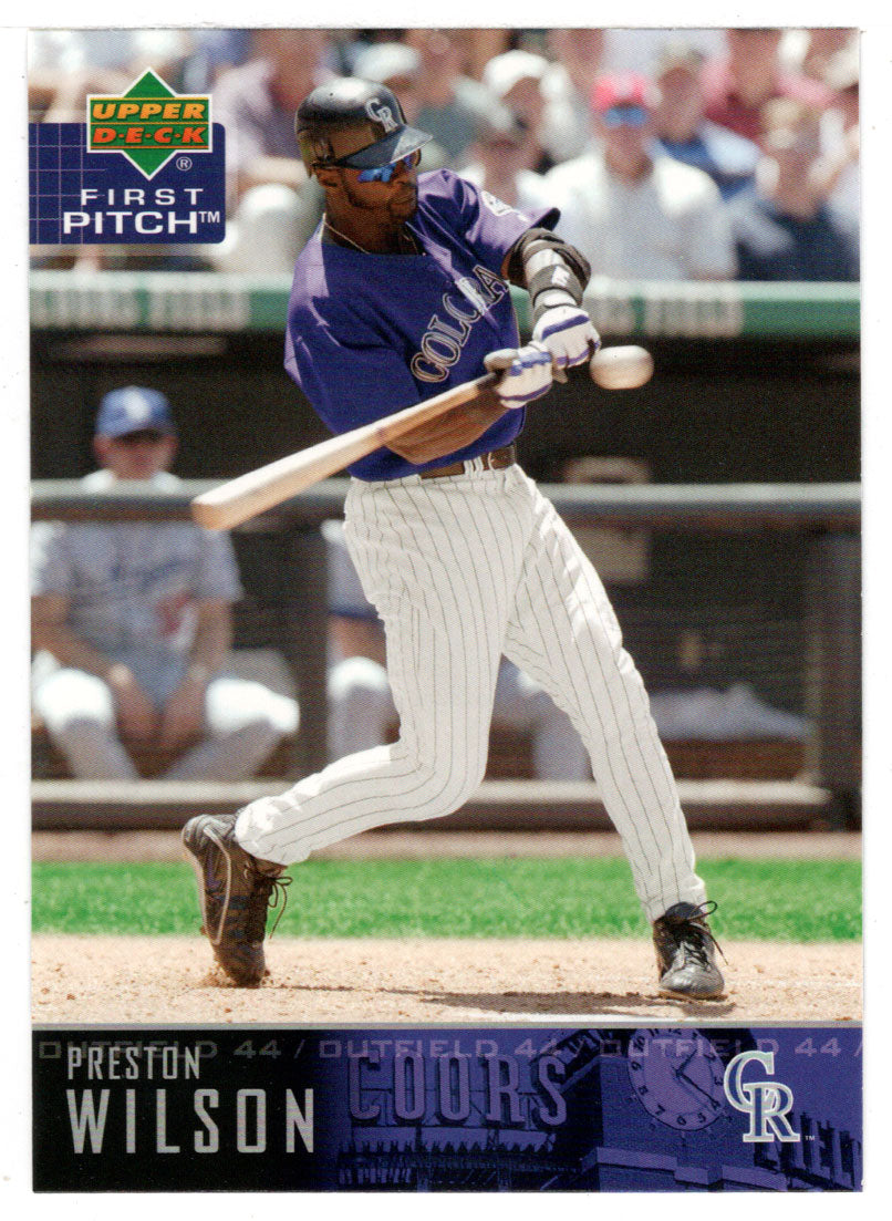 Preston Wilson - Colorado Rockies (MLB Baseball Card) 2004 Upper Deck First Pitch # 255 Mint