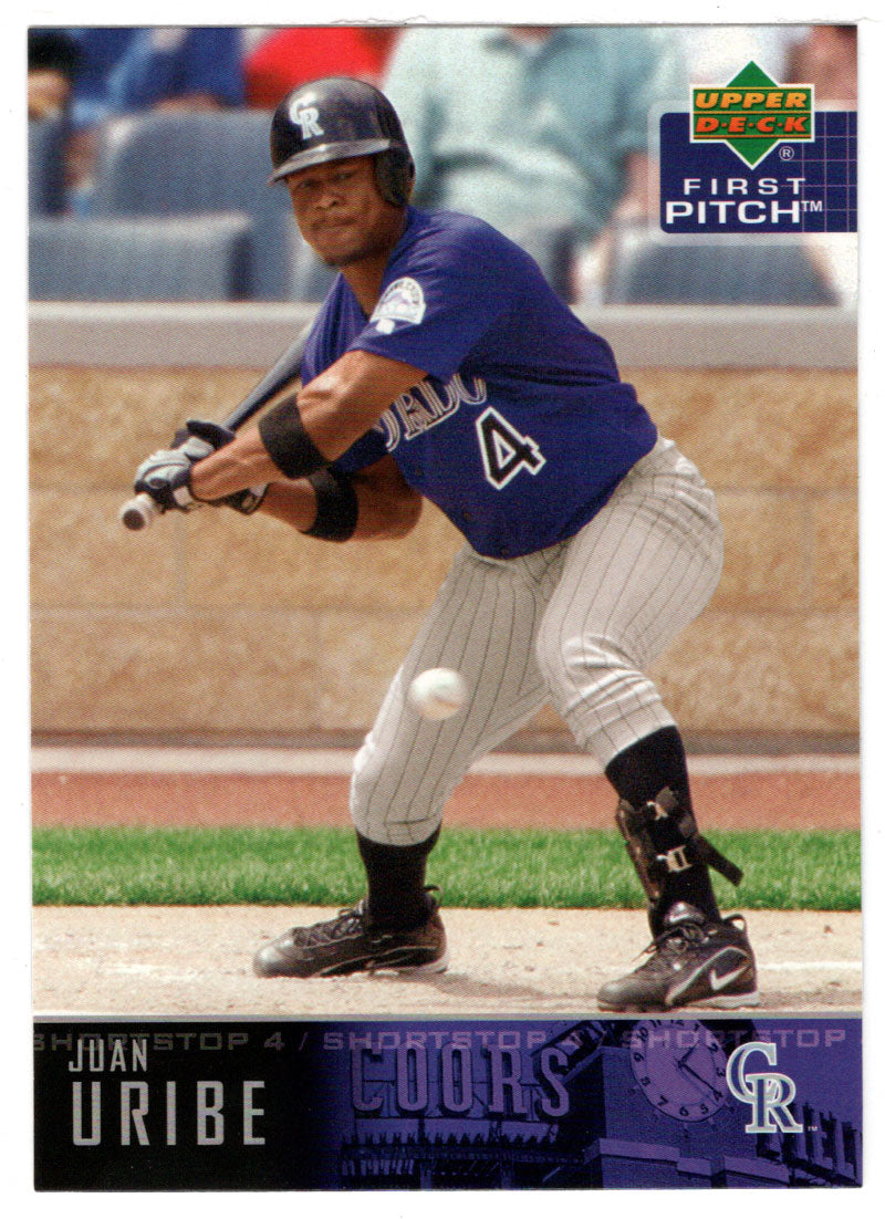 Juan Uribe - Colorado Rockies (MLB Baseball Card) 2004 Upper Deck First Pitch # 260 Mint