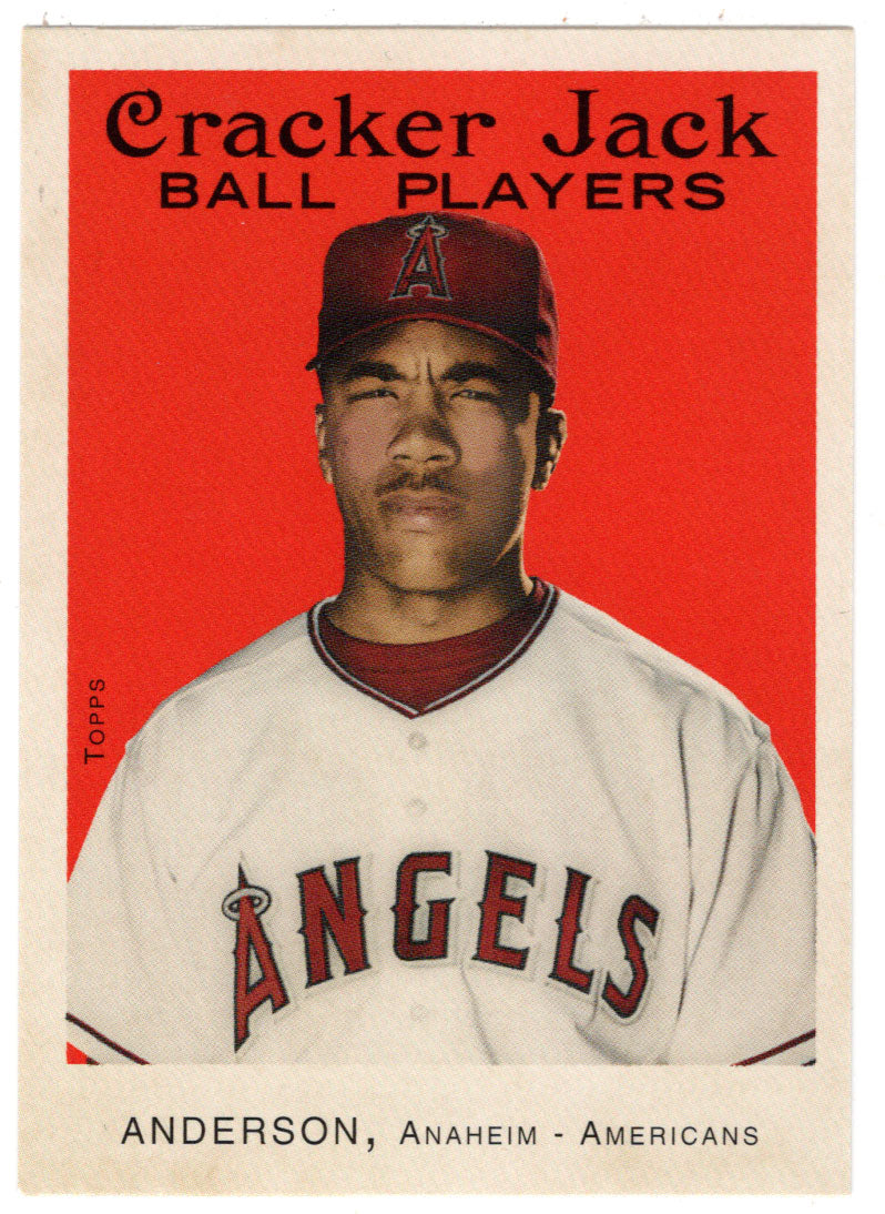 Garret Anderson - Anaheim Angels (MLB Baseball Card) 2004 Topps Cracker Jack # 4 Mint